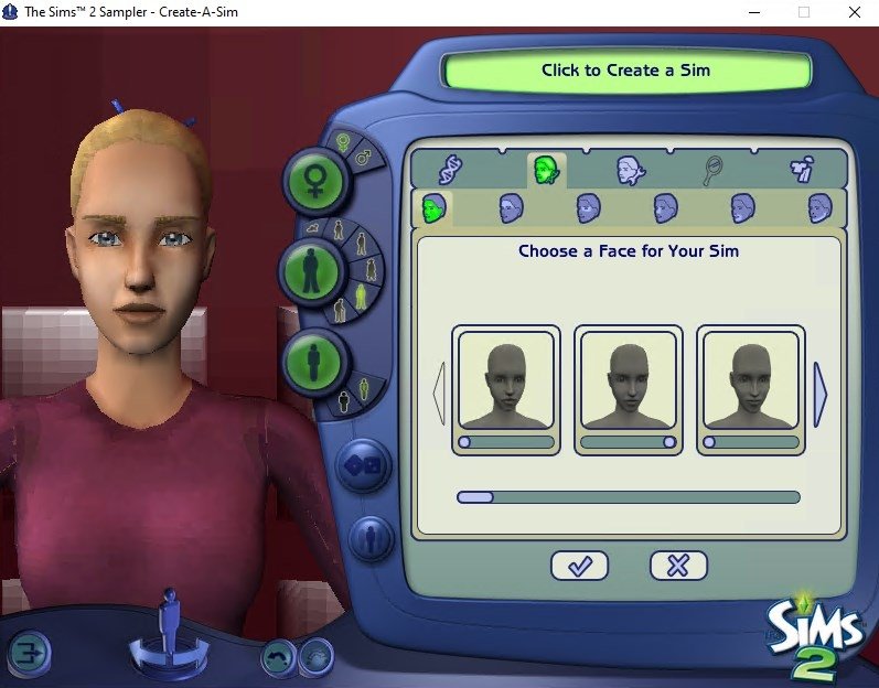 The Sims 2 Create a Sim - Download for PC Free