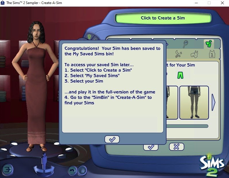 The Sims 2 Create a Sim - Download for PC Free