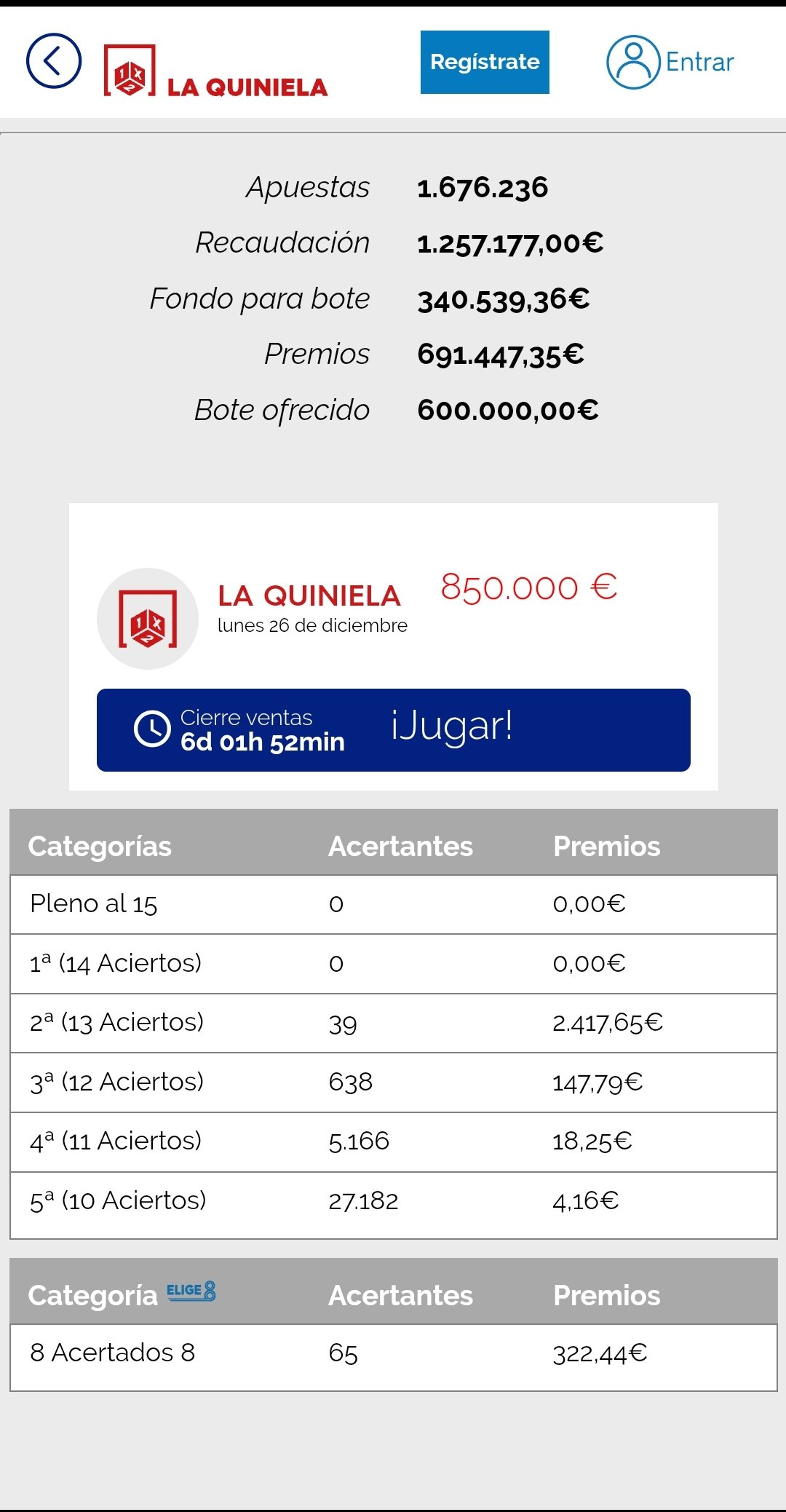 Quiniela - Loterías y Apuestas del Estado