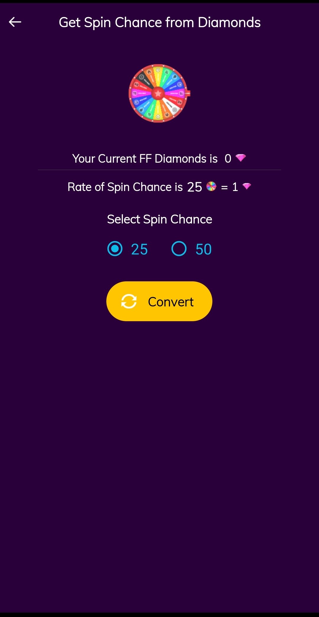 lucky spin to ff diamond mod apk download