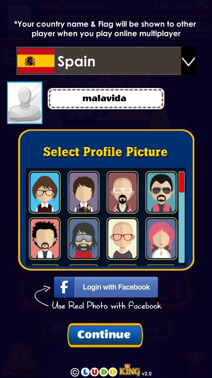 Find your Facebook friends instantly in the Ludo King app and