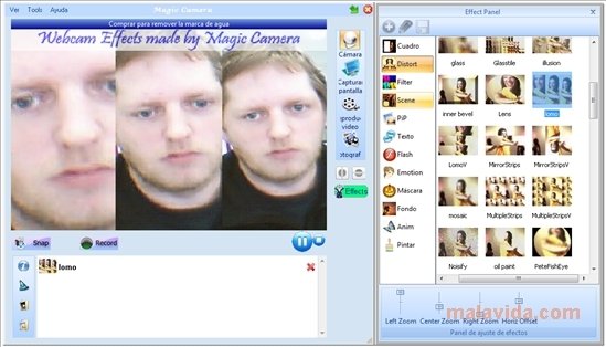 Camera effects online pc