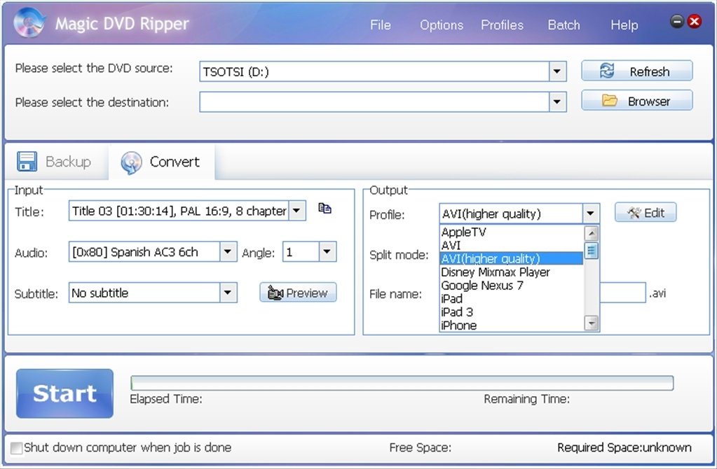 DVD Ripper 10.0.1 - PC用ダウンロード無料
