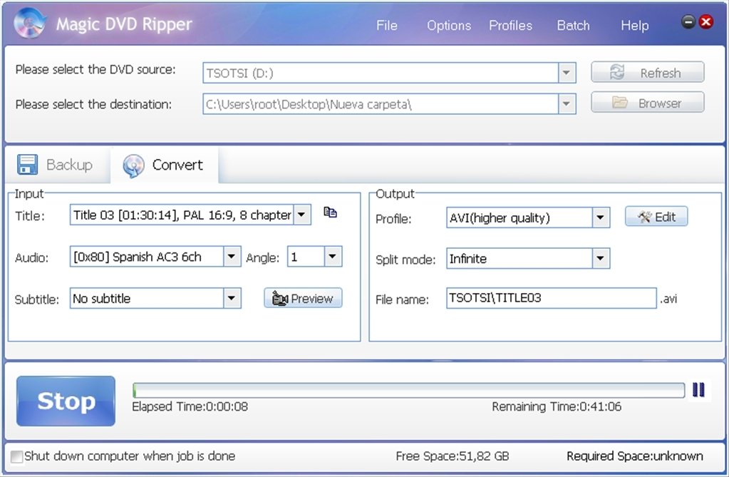 DVD Ripper 10.0.1 - PC用ダウンロード無料