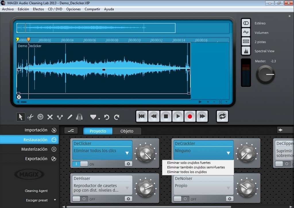 magix audio cleaning lab software