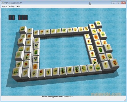 Mahjong Tridimensional jogo online grátis