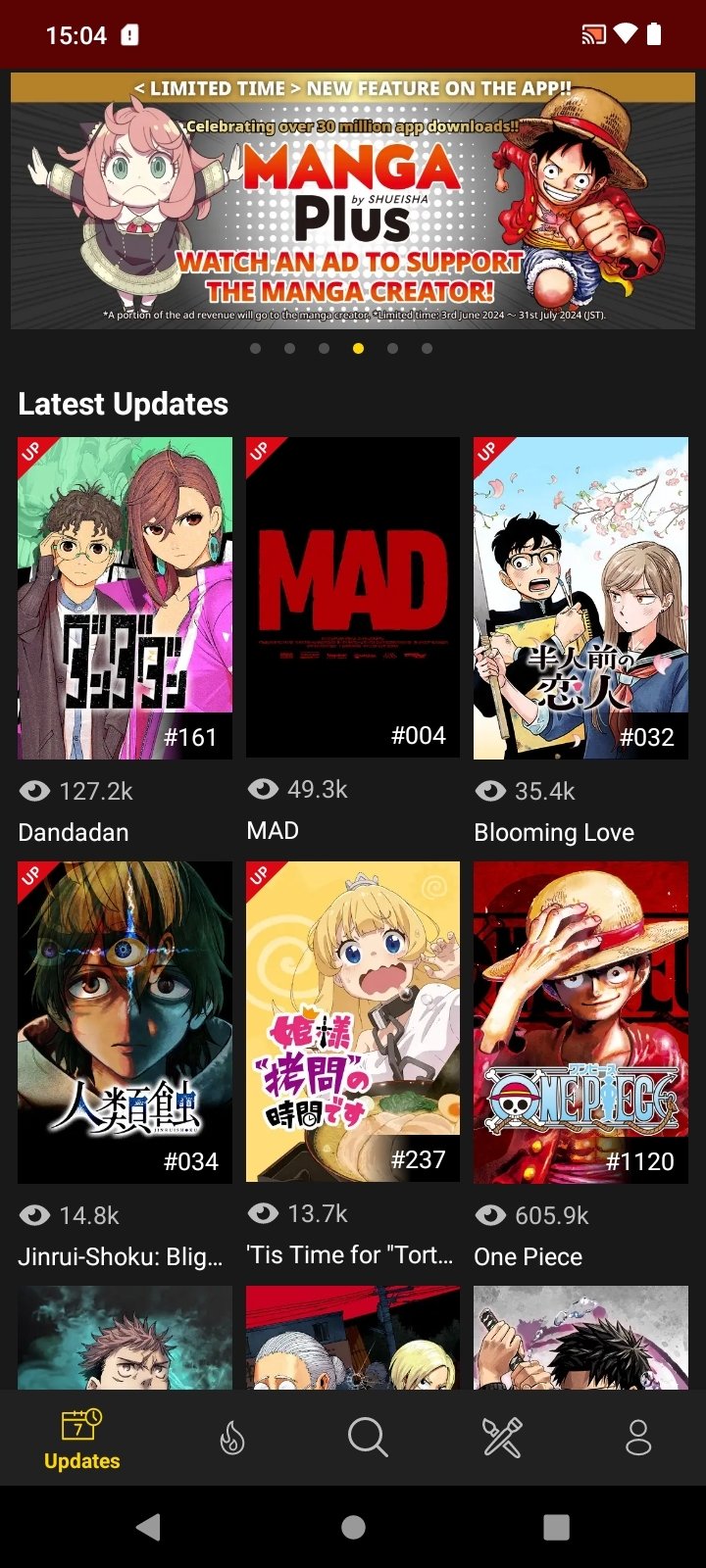 MANGA Plus Android 