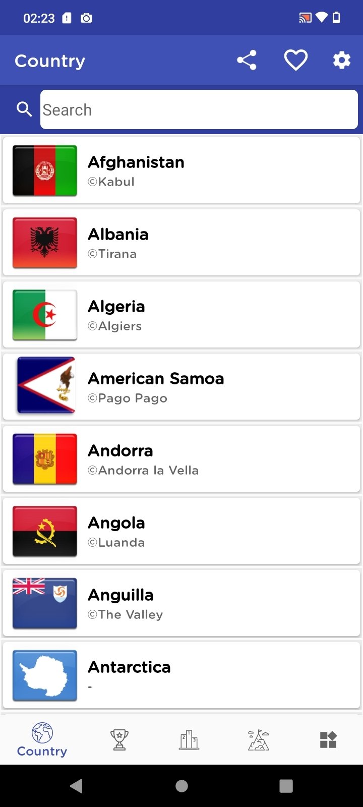 Carte du monde Atlas 2023 ‒ Applications sur Google Play