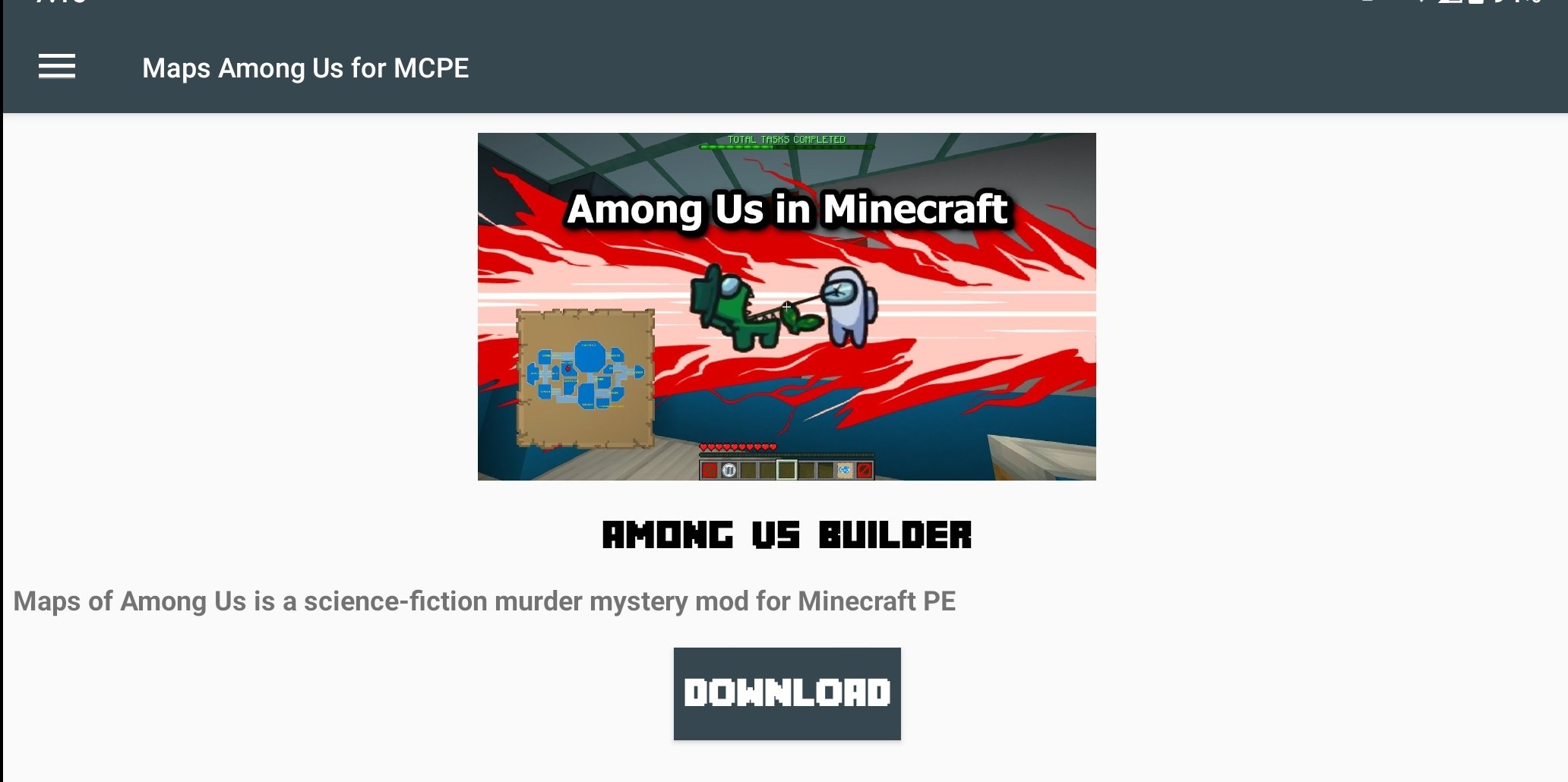 Maps Of Among Us For Minecraft Pe 2 0 Android用ダウンロードapk無料