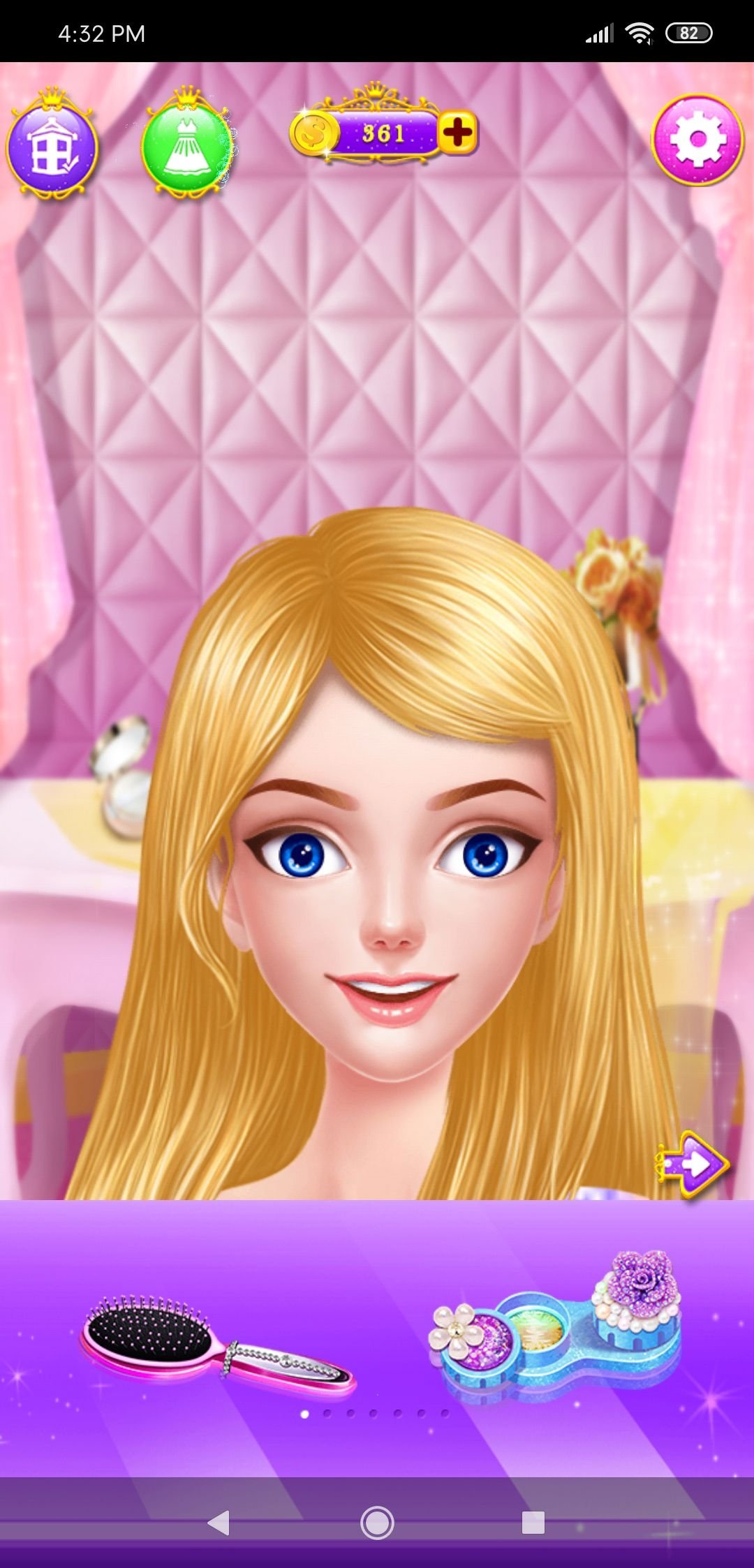 Jogo de vestir e maquiagem para princesa - Baixar APK para Android