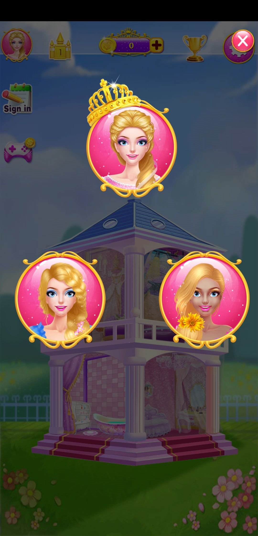 Jogos de salão princesa meninas::Appstore for Android