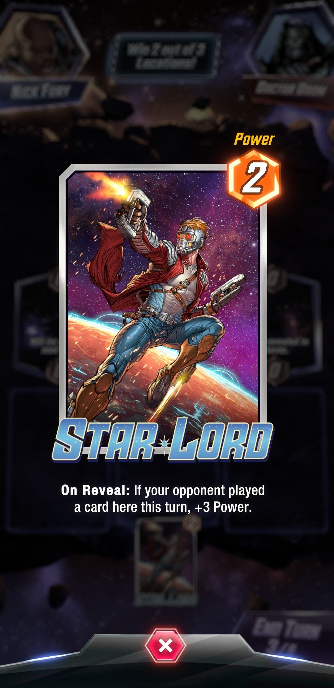 Star-Lord - Marvel Snap Cards