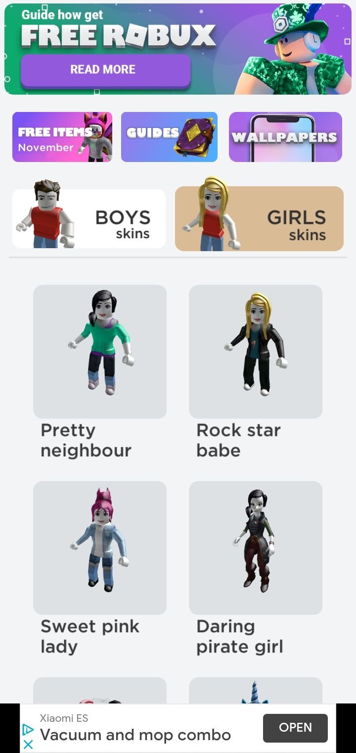 Skins for roblox - Apps on Google Play