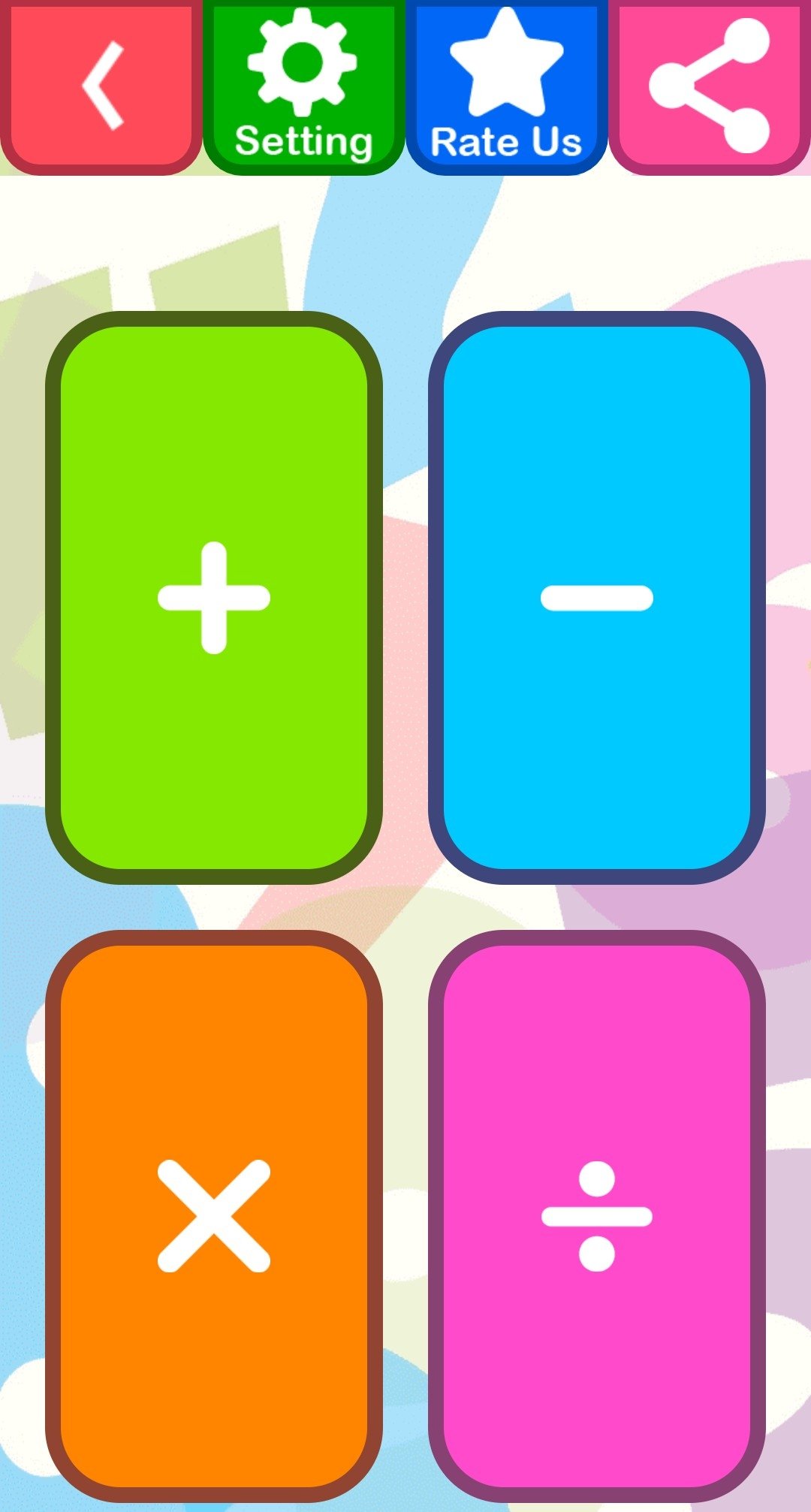 Math Learning Game Android