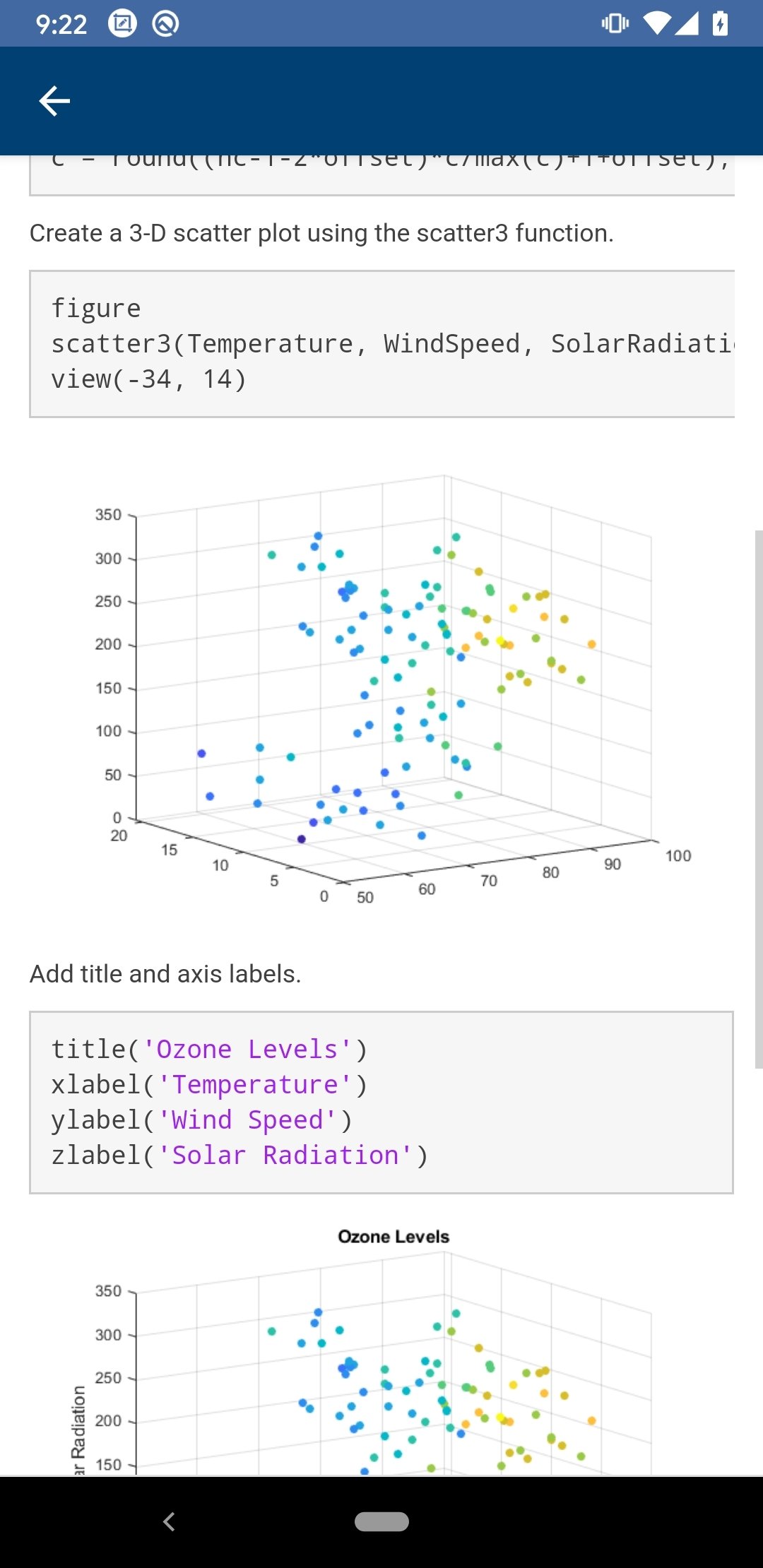 MATLAB Mobile Android