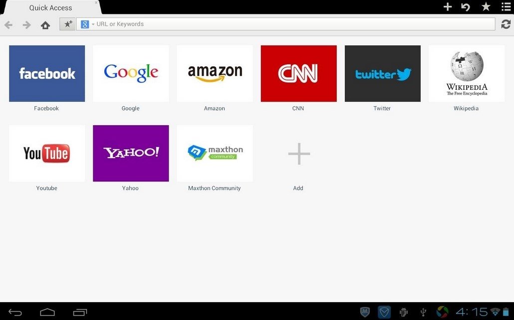 Maxthon Web Browser Android 