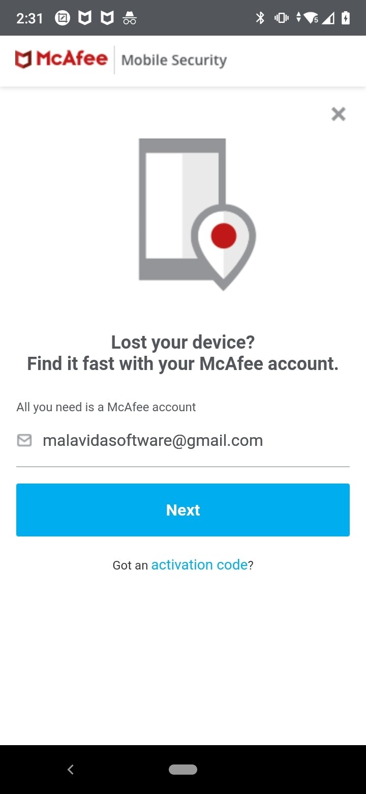 mcafee security mobile