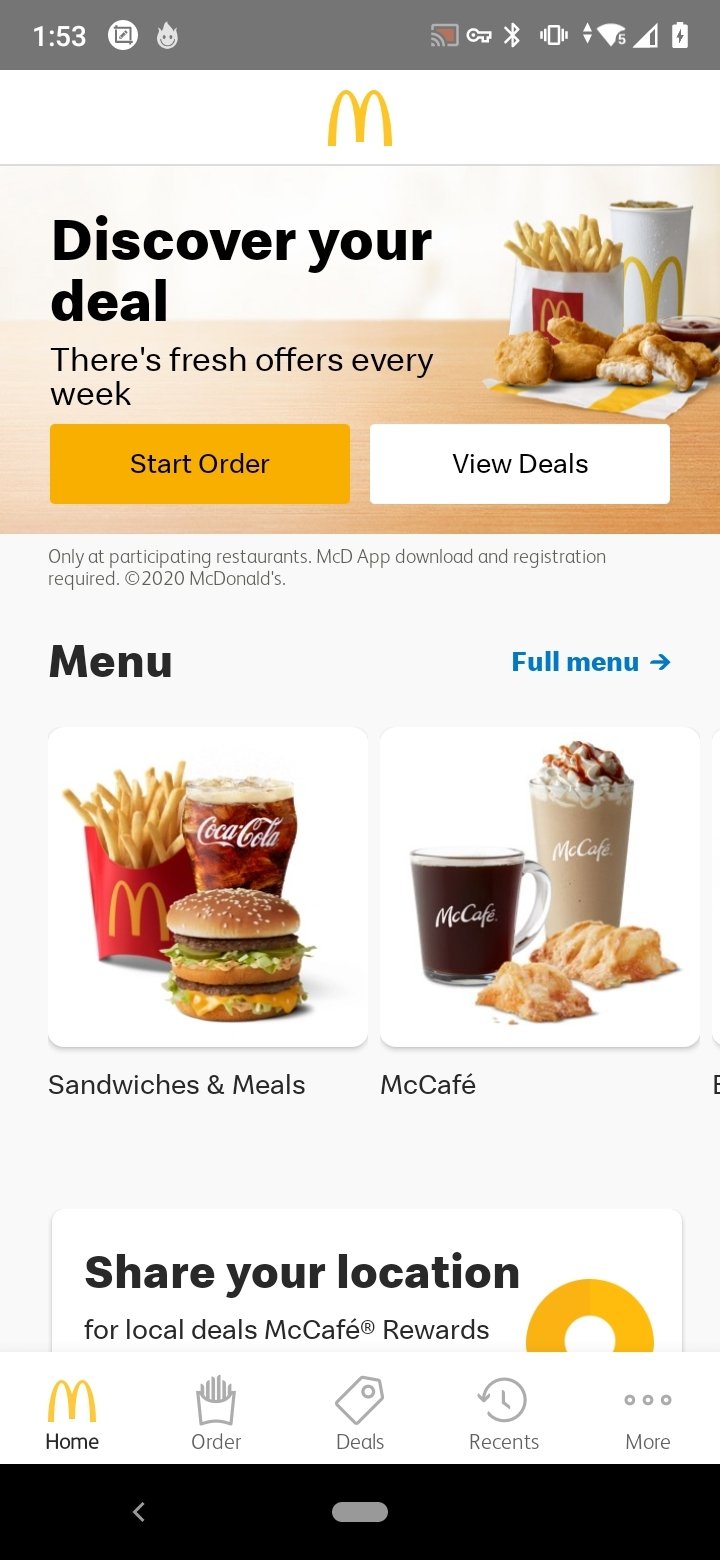 Descargar McDonald's España 3.6 APK Gratis para Android