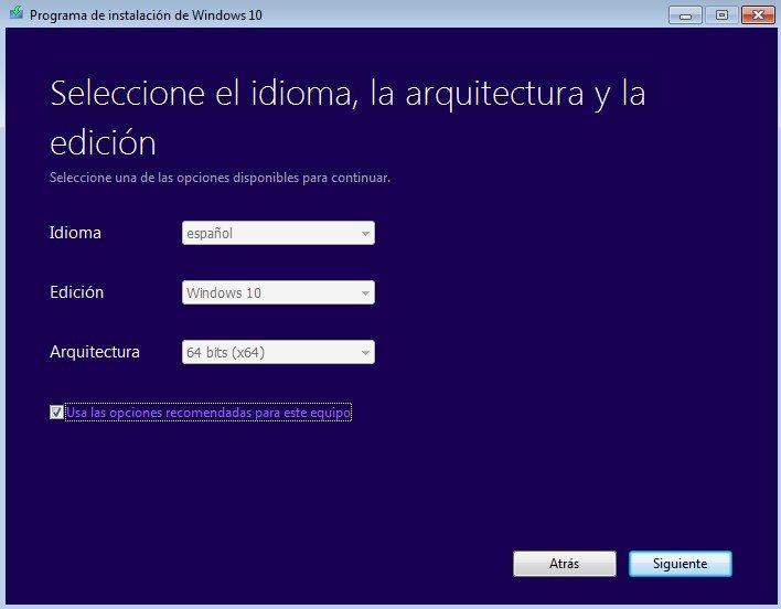 windows creation tool windows 10