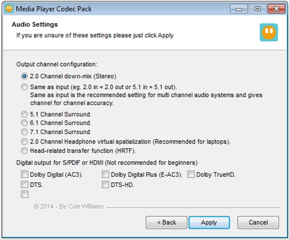 media player classic codec pack windows 10