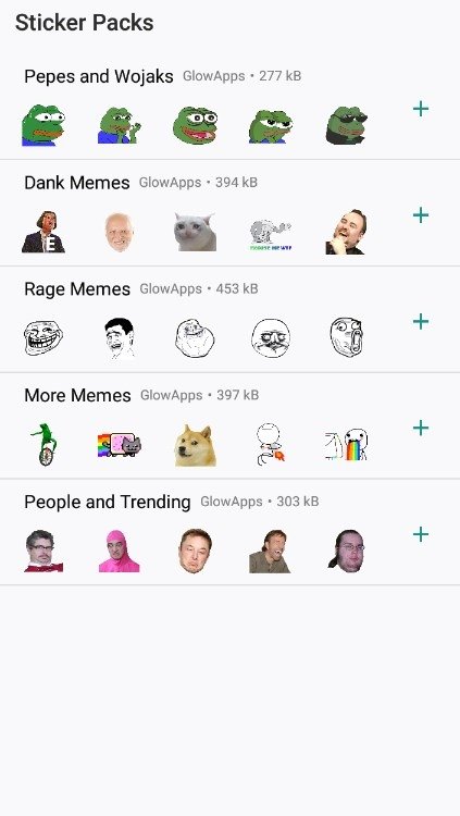 Download Meme Stickers for WhatsApp Android Free