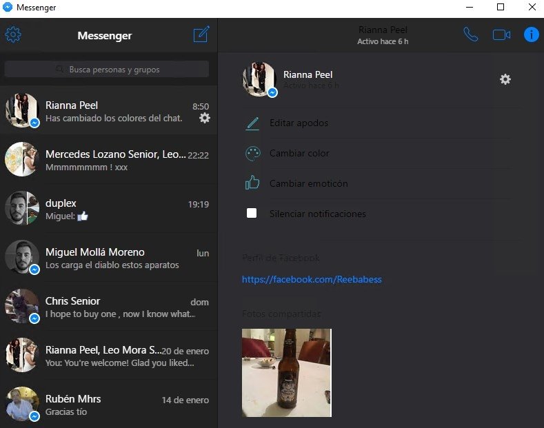 Messenger for Desktop instal