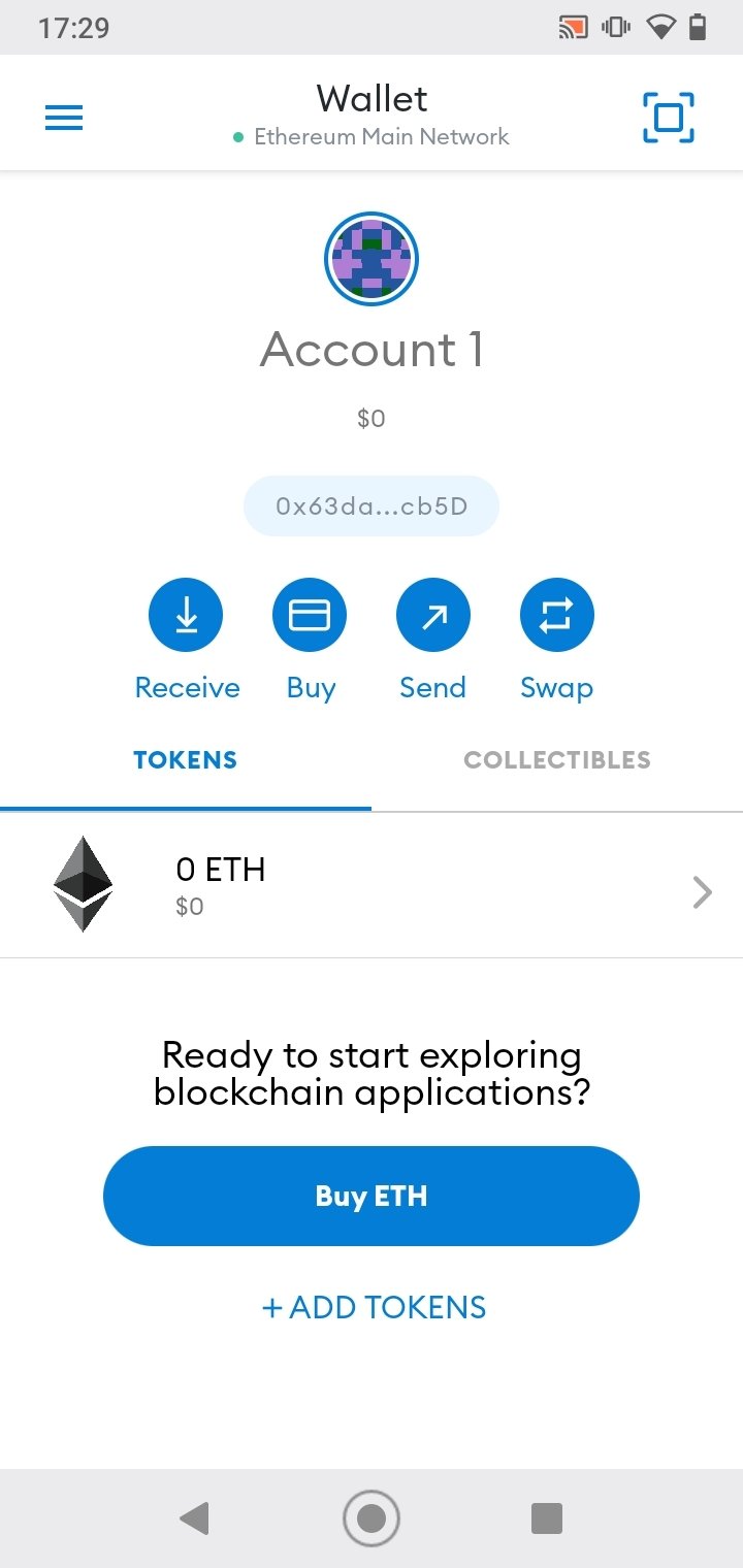 metamask on android ccount