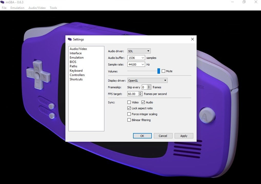 How to use the mGBA Game Boy Advance emulator for Windows PC
