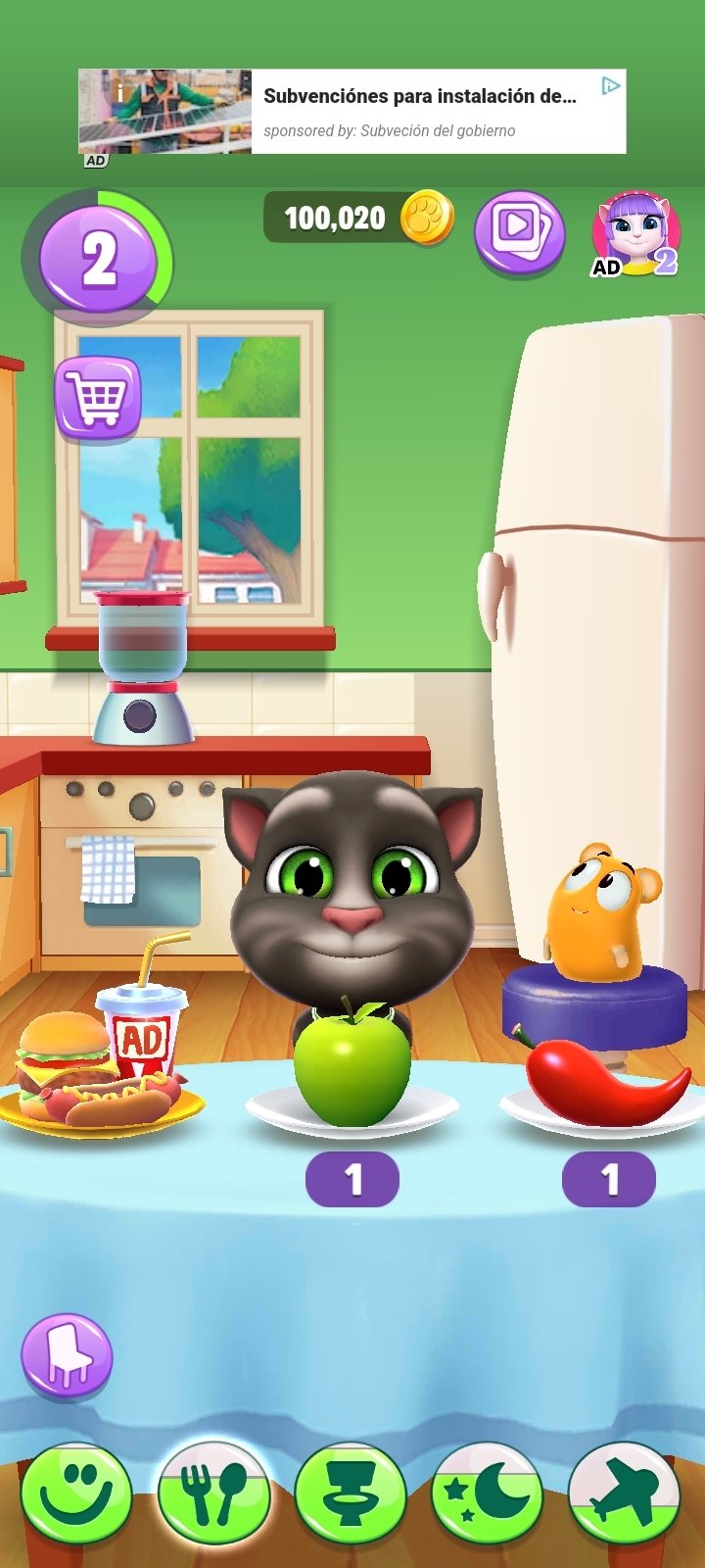 my talking tom 2 play store