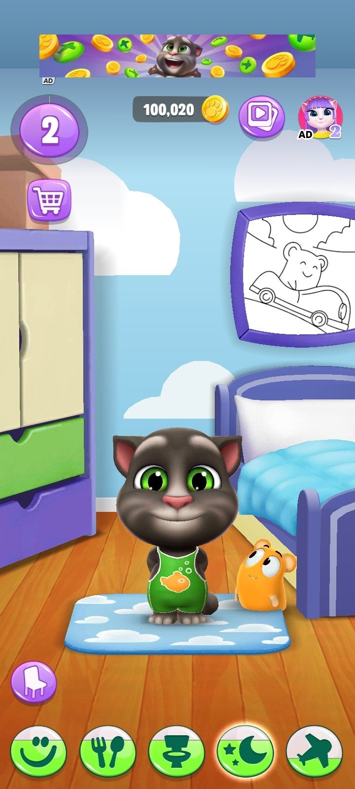 my talking tom 2 download mod apk