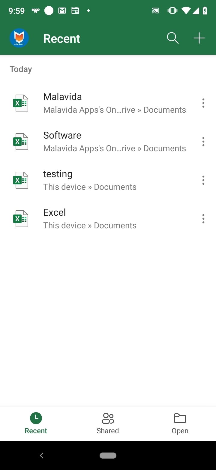 latest version of excel for android