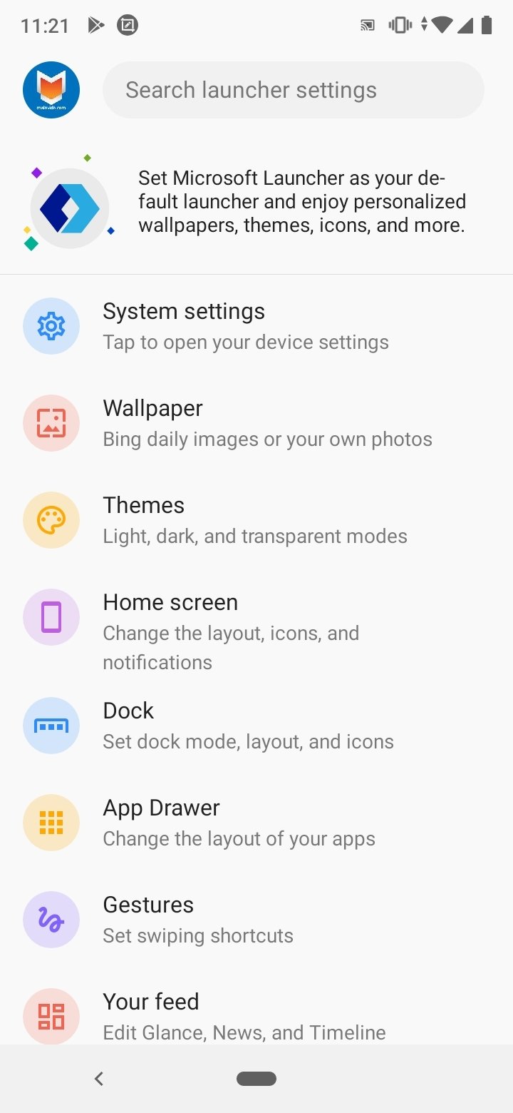 Microsoft Launcher Android 