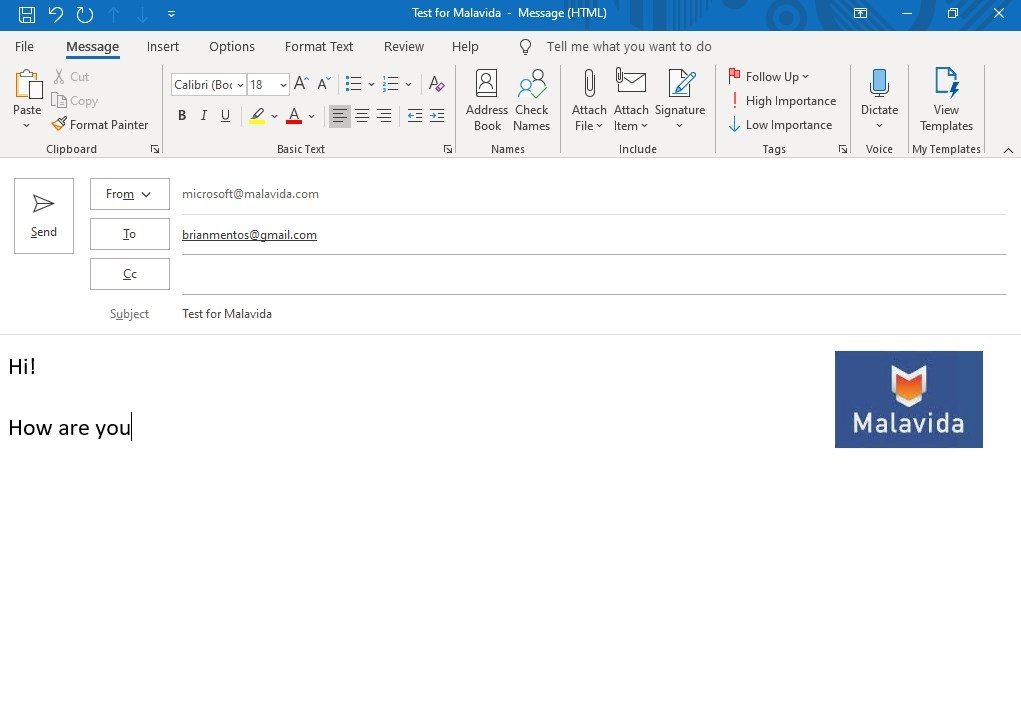 office for outlook version 16