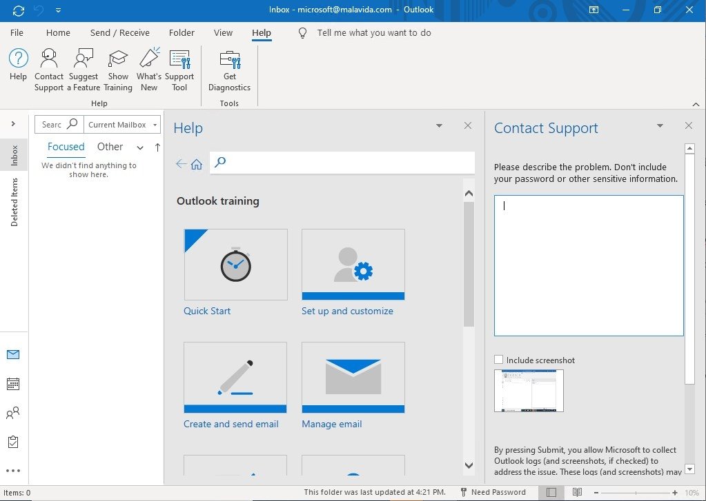 microsoft outlook 2016 pc