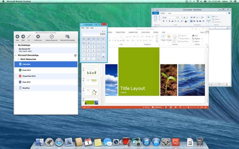 remote desktop to mac from windows