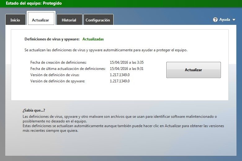 stop microsoft security essentials definition popup