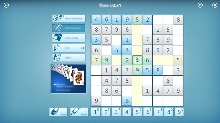 what is wrong with microsoft sudoku