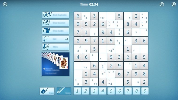 Microsoft Sudoku Descargar para PC Gratis