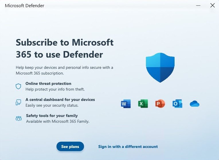 microsoft windows defender