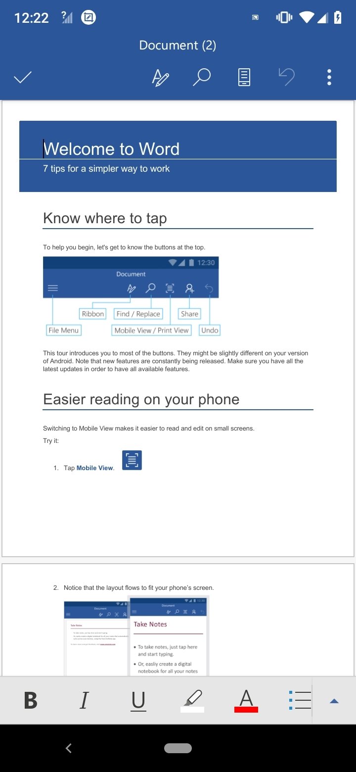 Microsoft Word 16.0.17628.20074 - Скачать для Android APK бесплатно