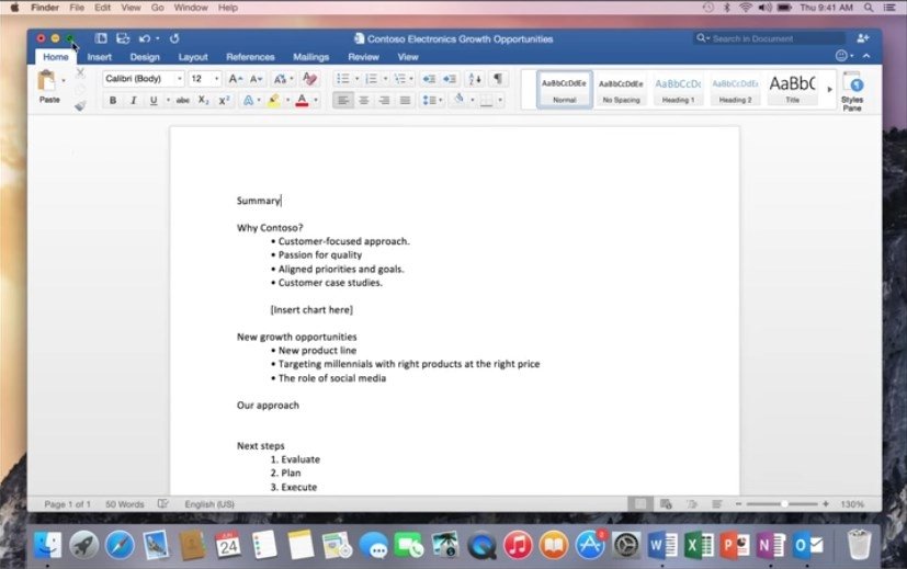 microsoft word for mac