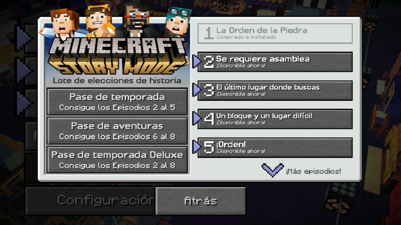 minecraft story mode play store