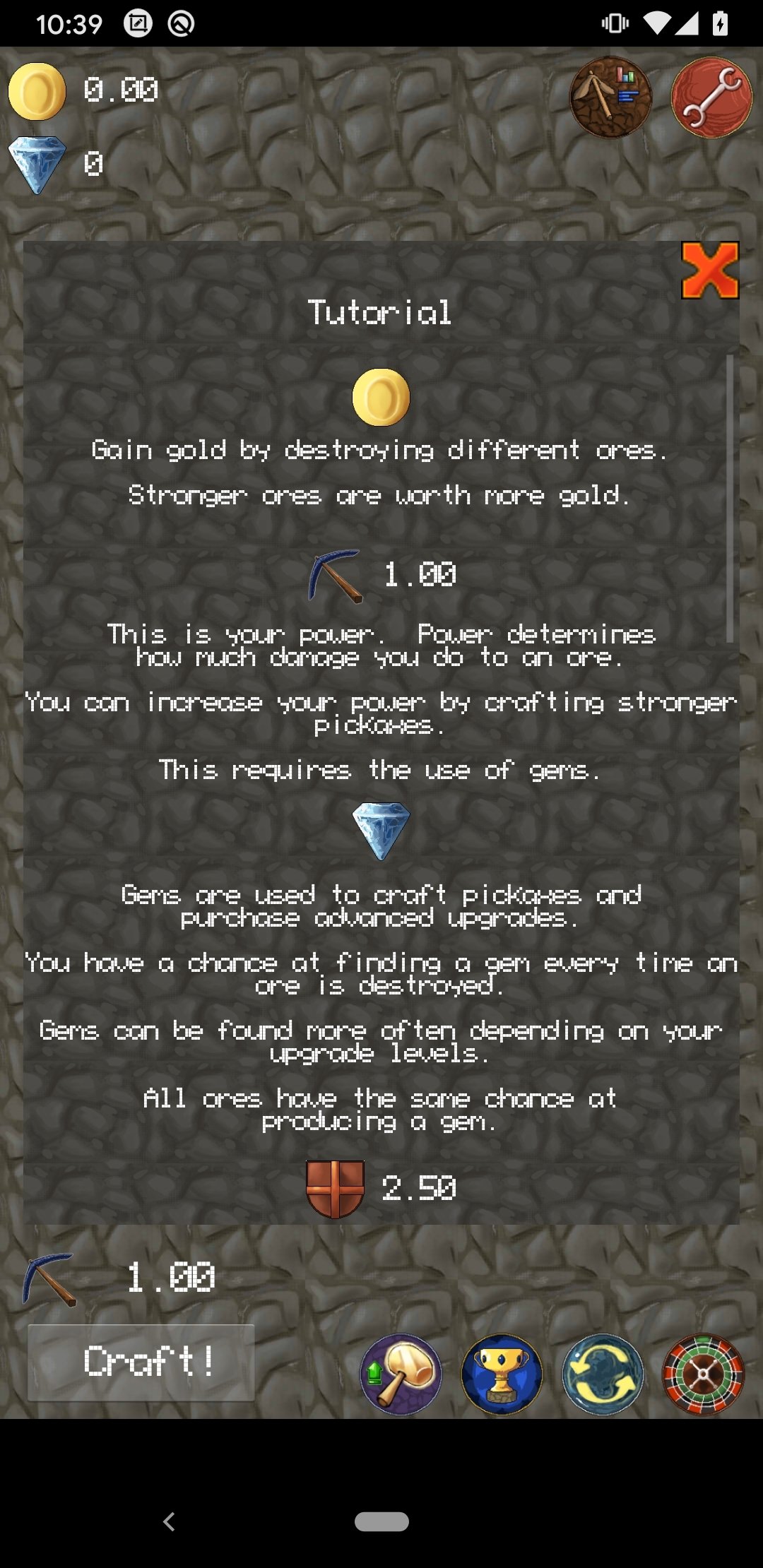 Mineral Idle Clicker Android