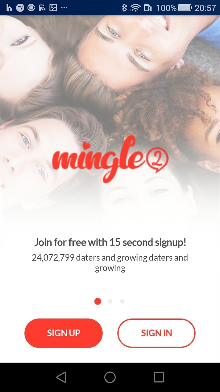 mingle2 mobile app