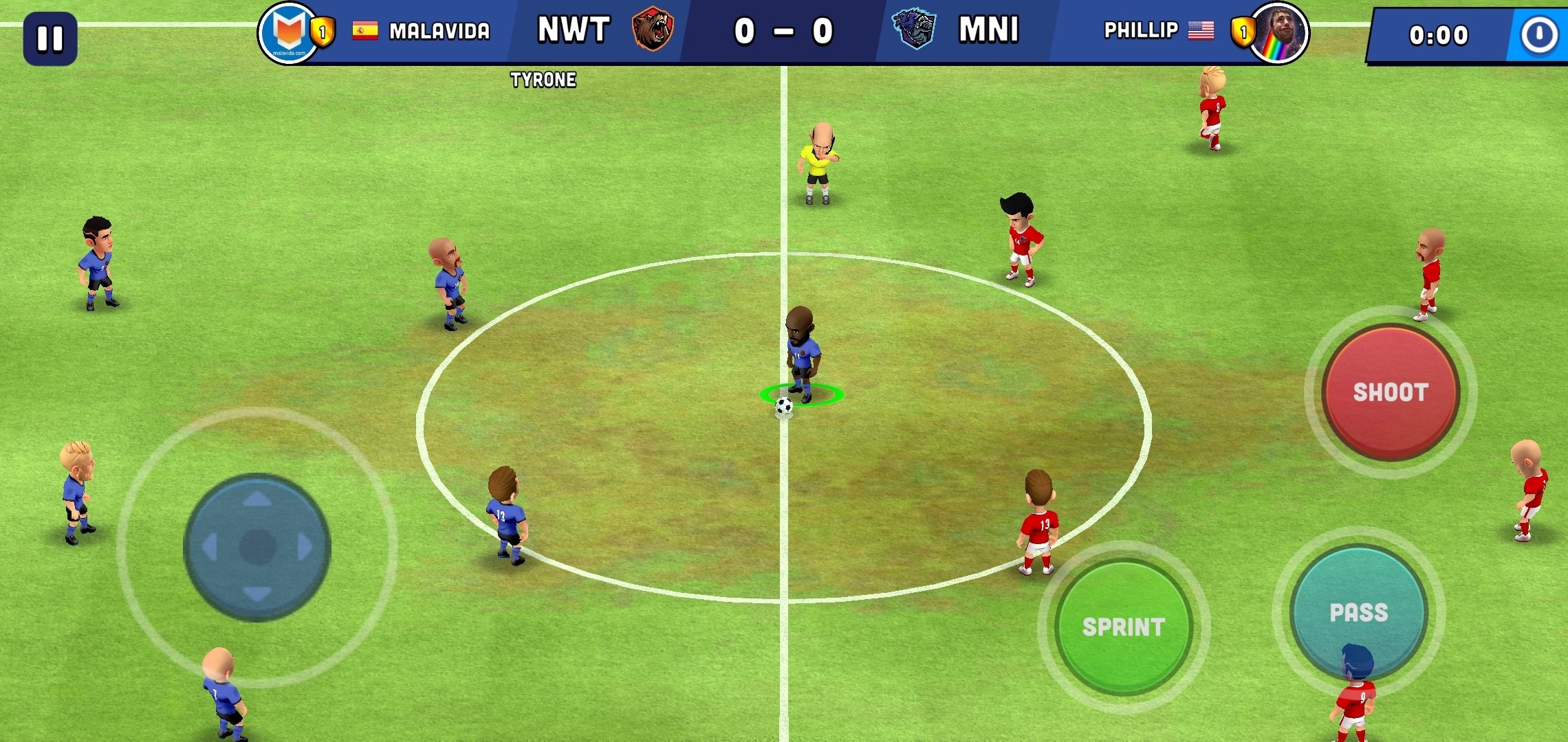 Mini Football Head Soccer Game Android Gameplay [HD] 