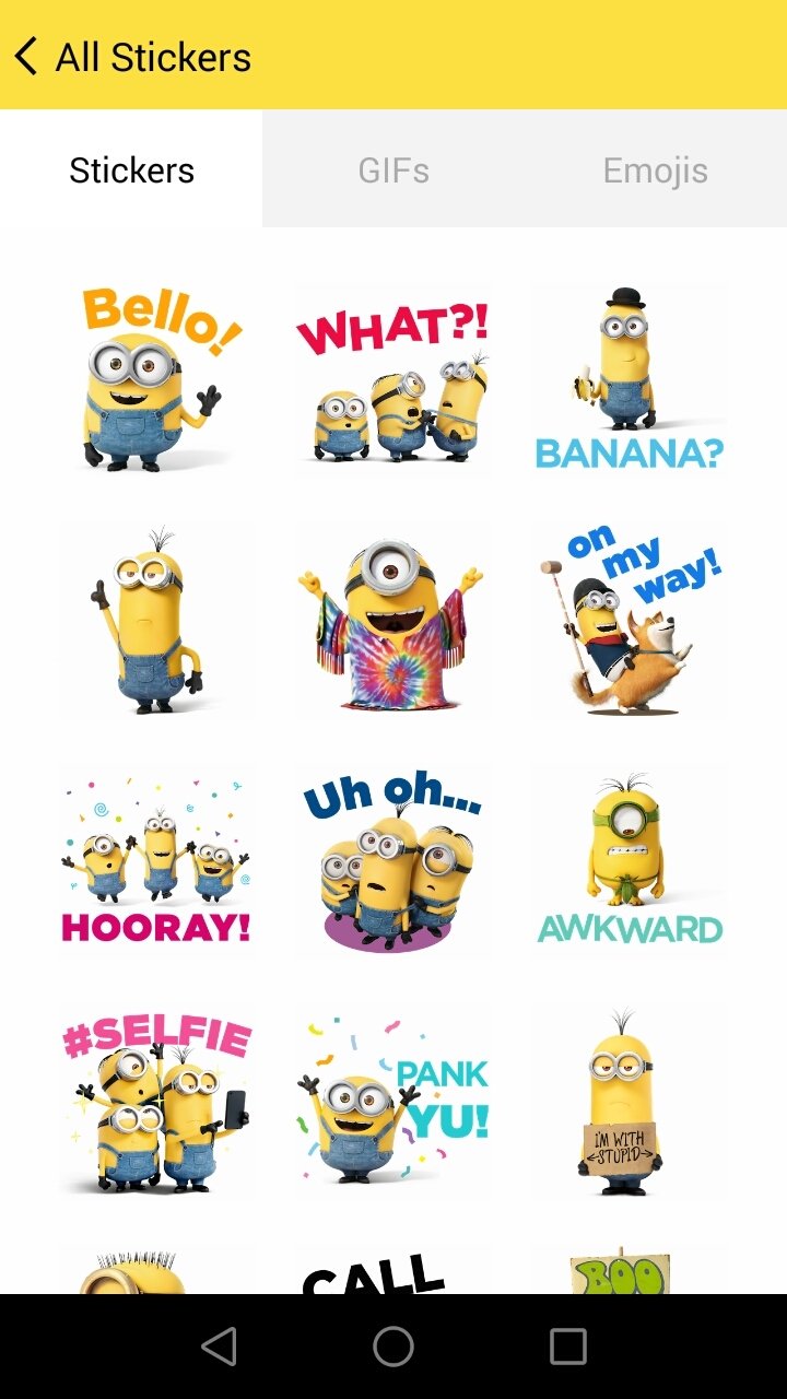 Minions Emoji 3 6 Android用ダウンロードapk無料