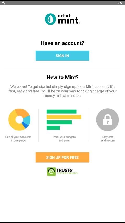 mint intuit password issues