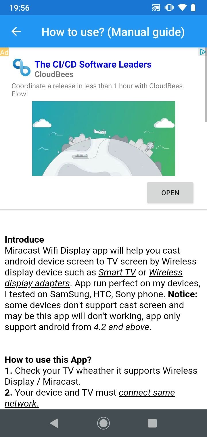 Miracast 2.2 - Скачать для Android APK бесплатно