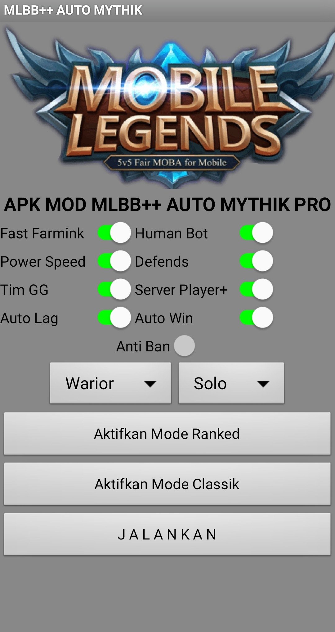 Mobile Legends Rank Booster 1.0 - Download for Android APK Free
