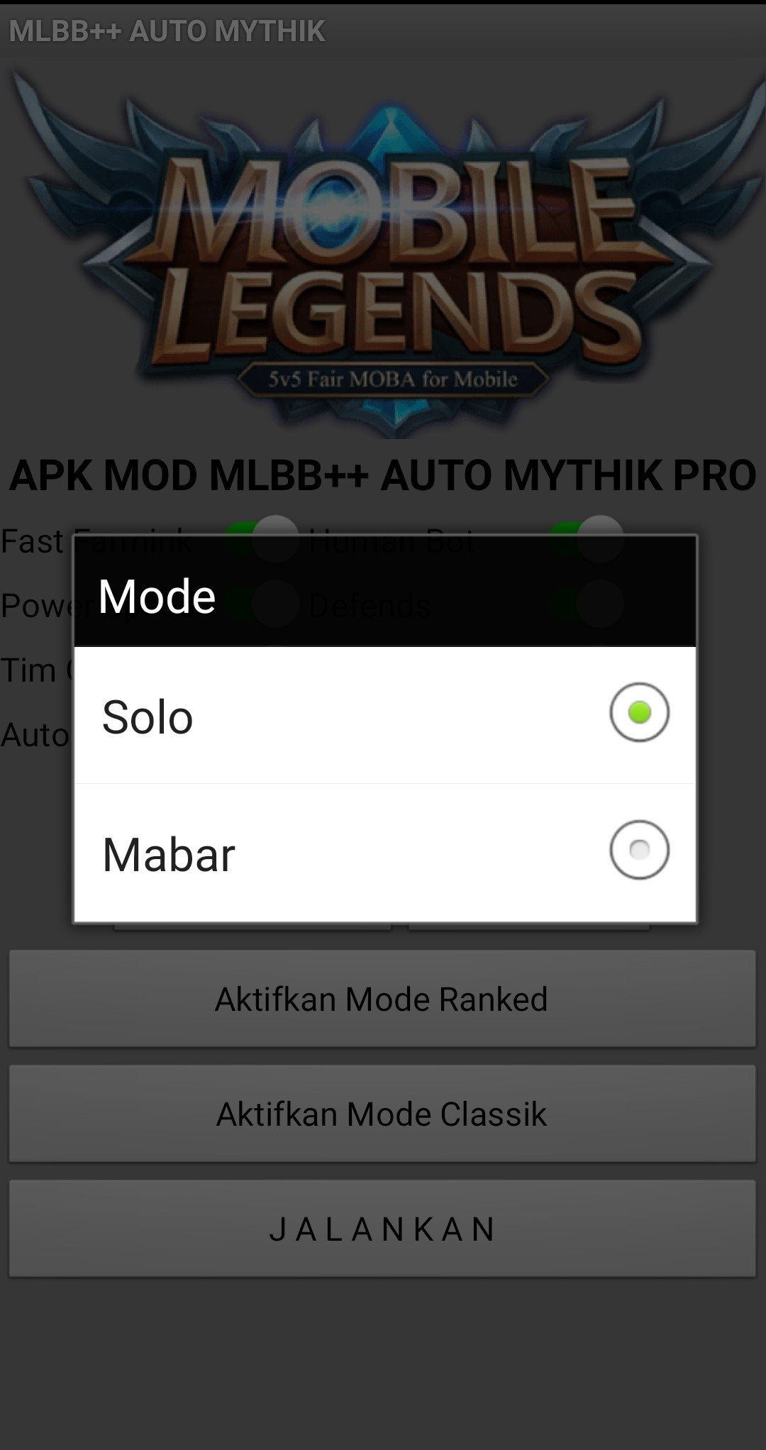 New! Cheat Mobile Legends APK + Mod for Android.